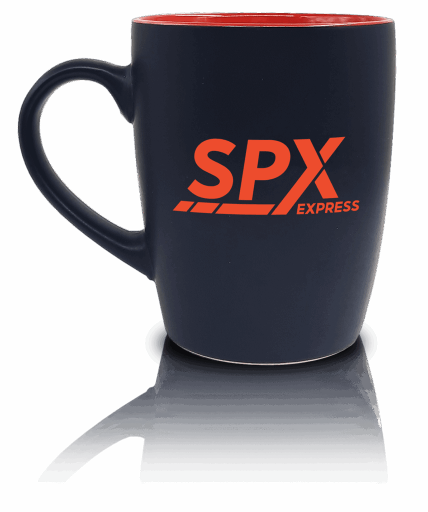 CP829 matt black red ceramic mug for premium corporate gifts